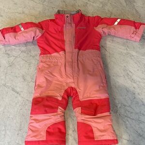 Columbia Toddler Two-Tone Pink Snowsuit